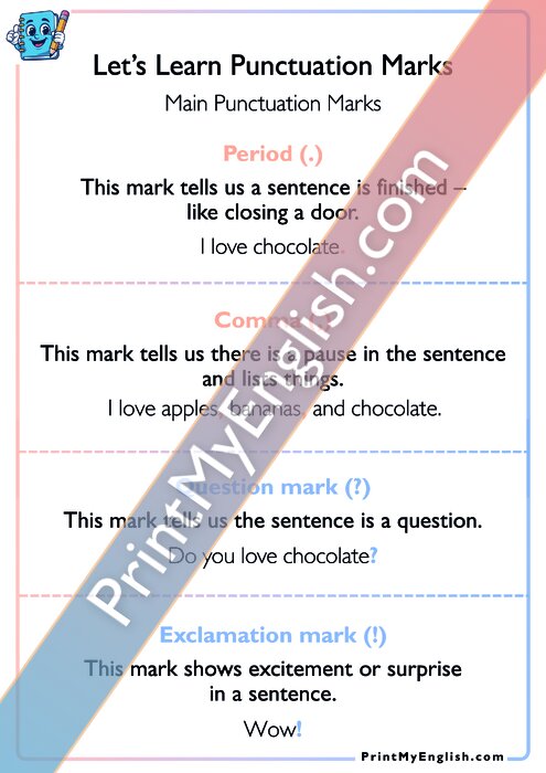 Let's Learn Punctuation Marks