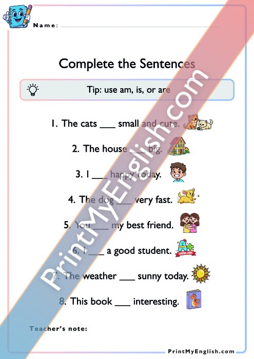 Complete the Sentences
