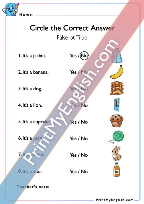 Circle the Correct Answer