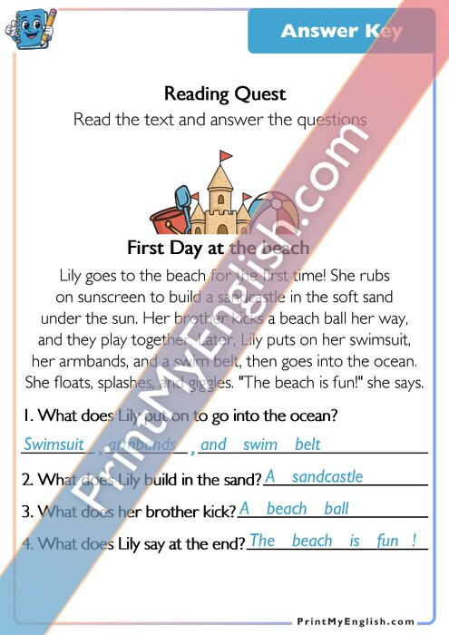 Answer key