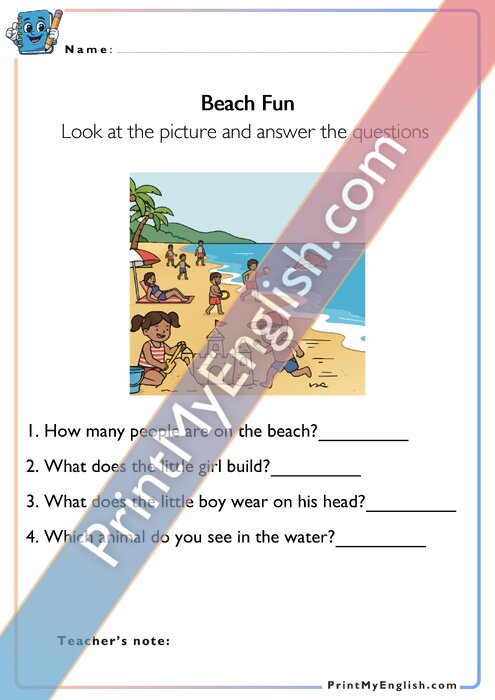 What do you see - Beach Fun