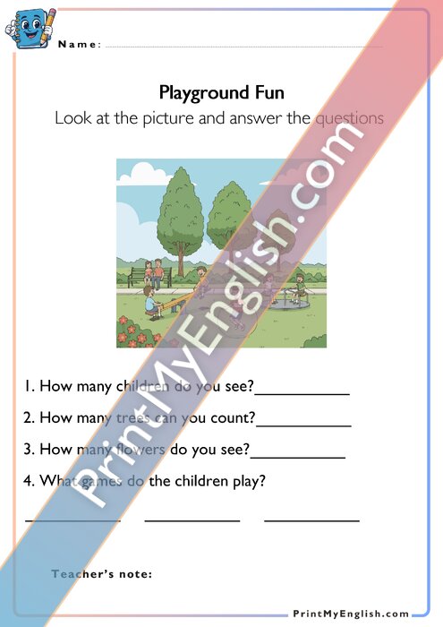 What do you see - Playground Fun