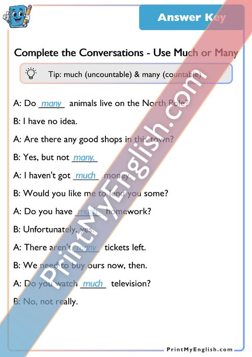 Answer key