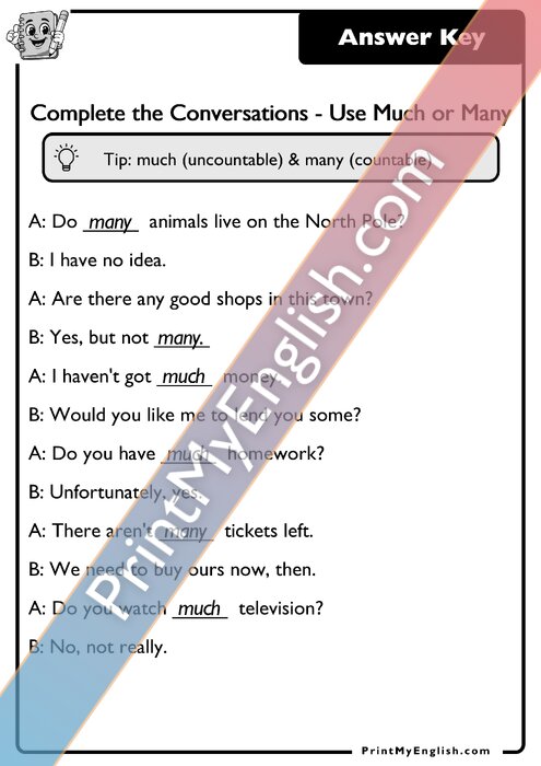 Answer key
