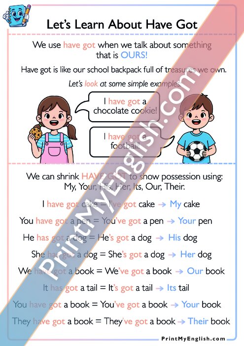 Let's Learn About Have Got