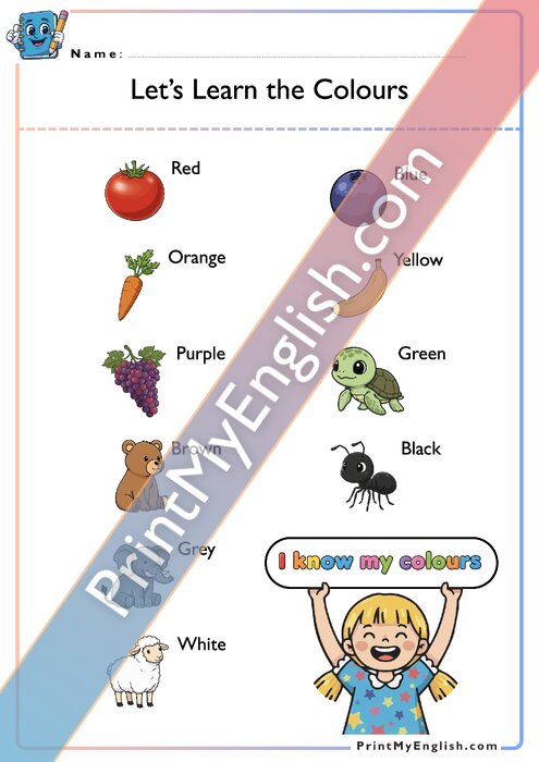 Let's Learn The Colours