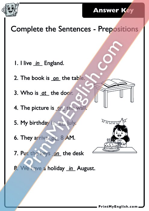 Answer key