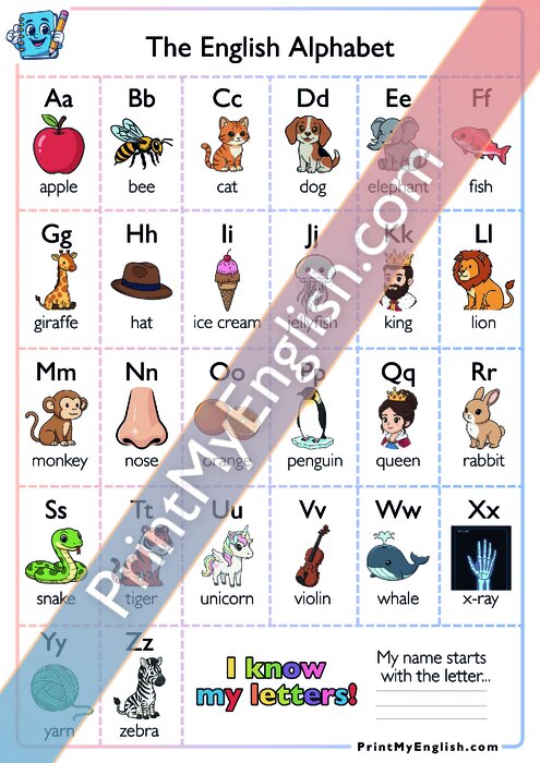 The English Alphabet