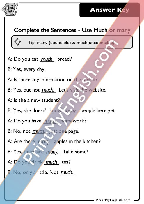 Answer key
