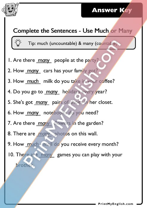 Answer key