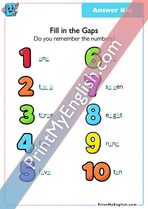 Answer key