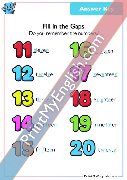 Answer key