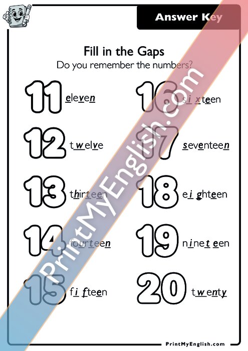 Answer key