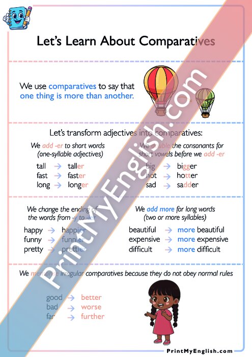 Let's Learn About Comparatives