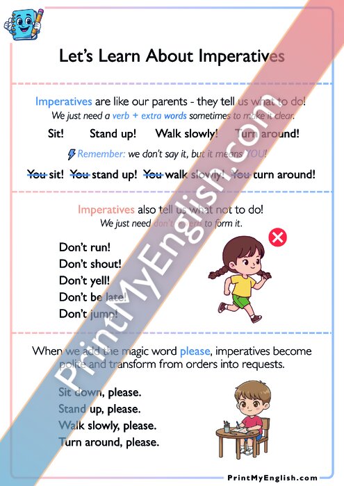 Let's Learn About Imperatives