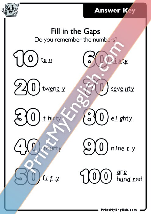 Answer key