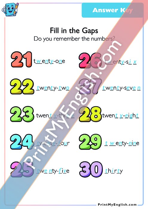 Answer key
