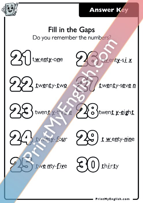Answer key