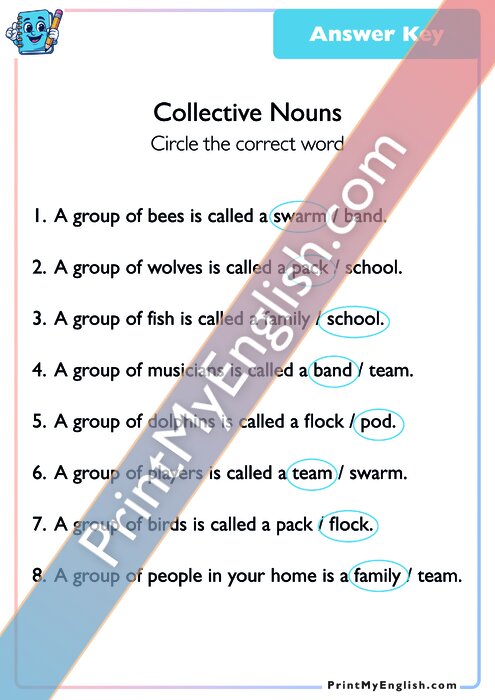 Answer key