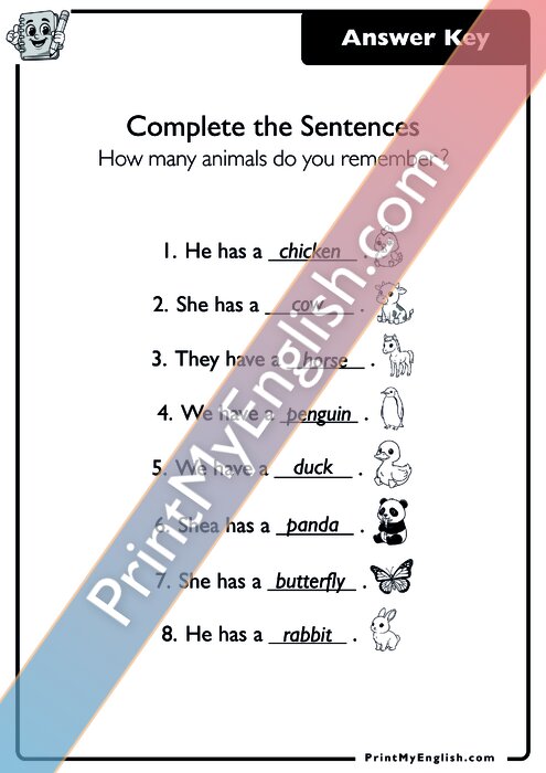 Answer key