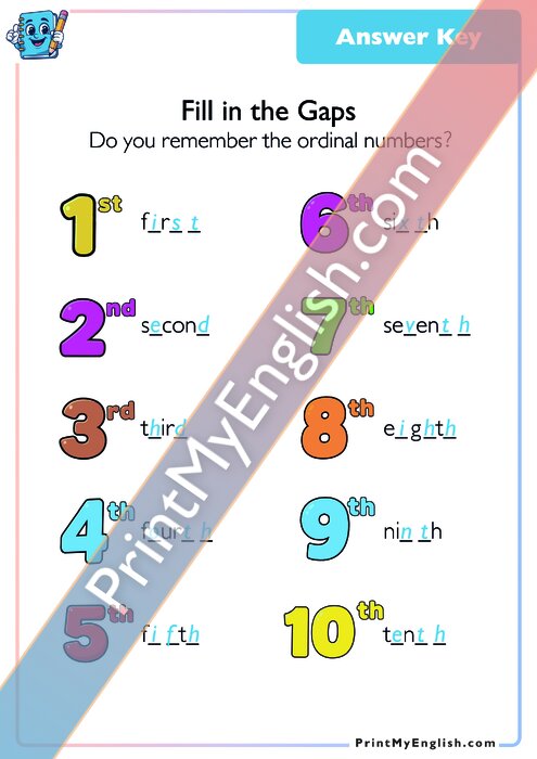 Answer key