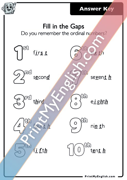 Answer key