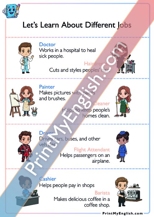 Let's Learn About Different Jobs