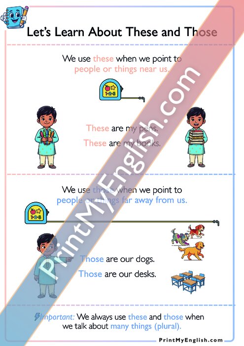 Let's Learn About These and Those