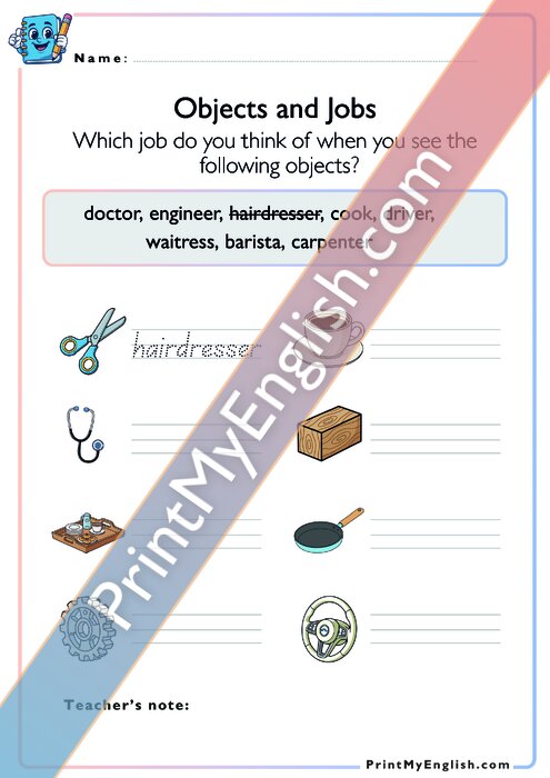 Objects and Jobs - Version 2