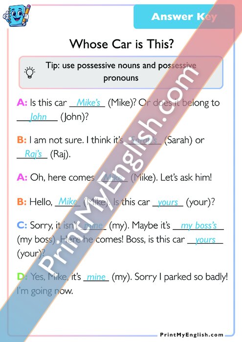 Answer key