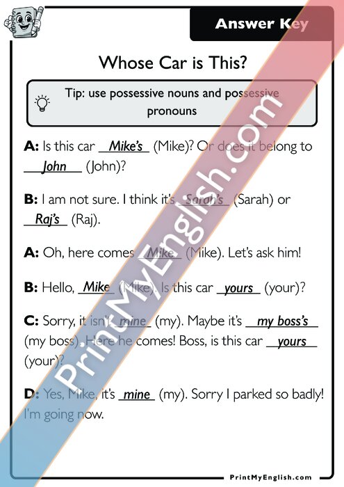Answer key