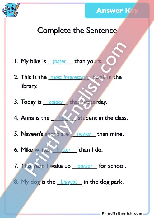 Answer key