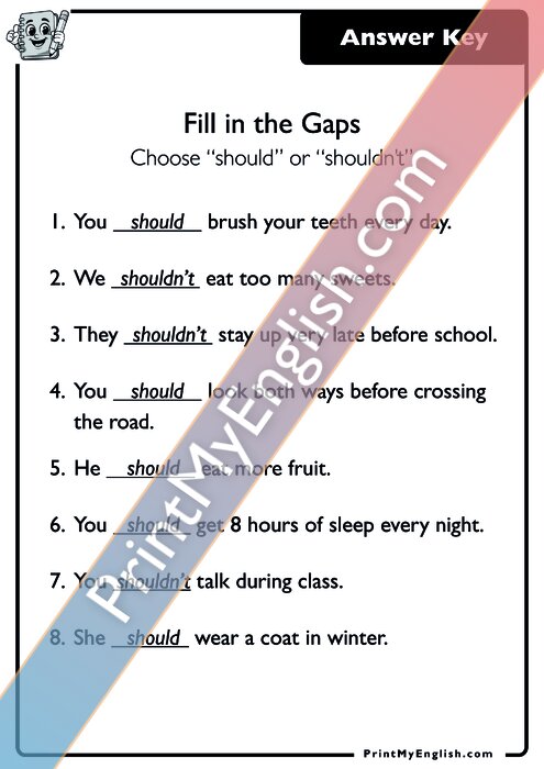 Answer key