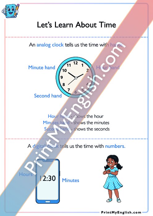 Let's Learn About Time - Version 1