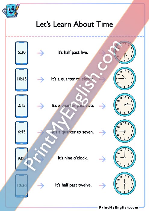 Let's Learn About Time - Version 2