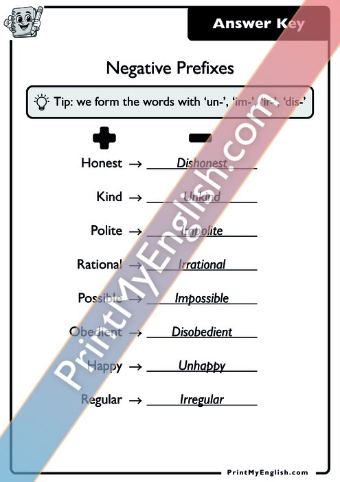 Answer key