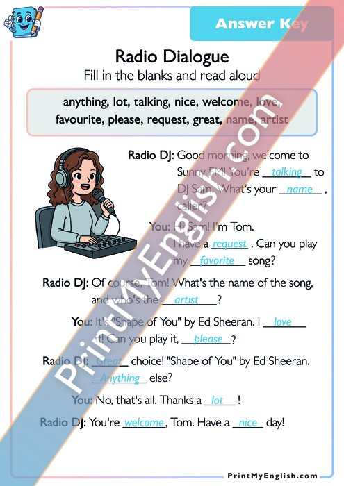 Answer key