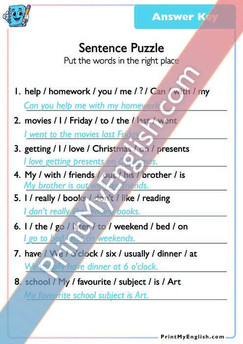 Answer key