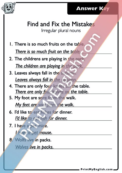 Answer key