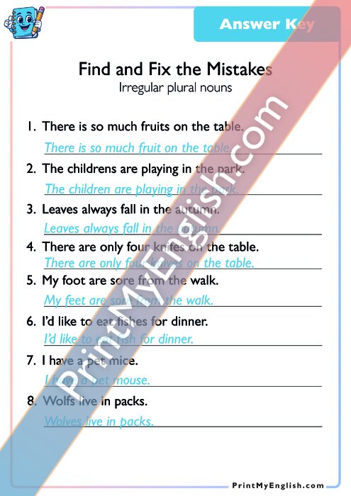 Answer key