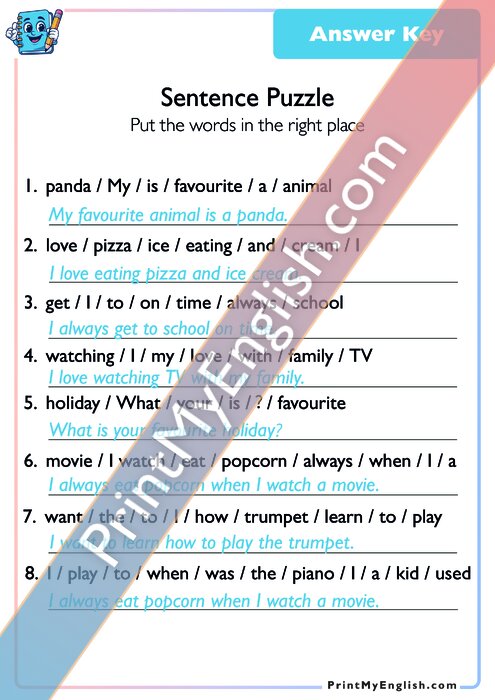 Answer key