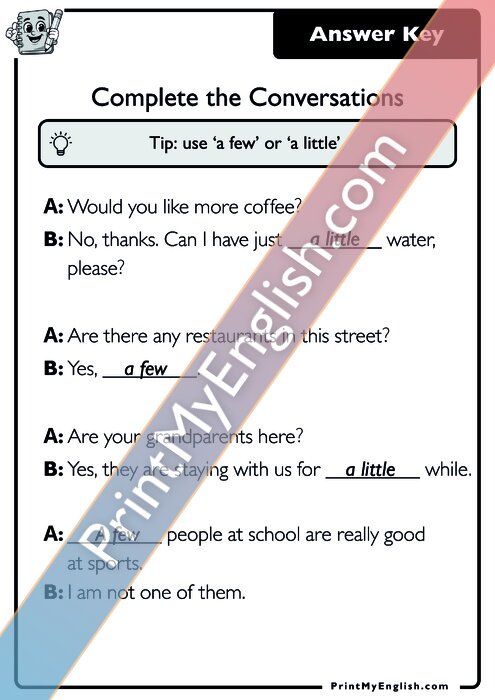 Answer key