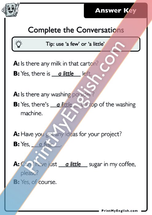 Answer key