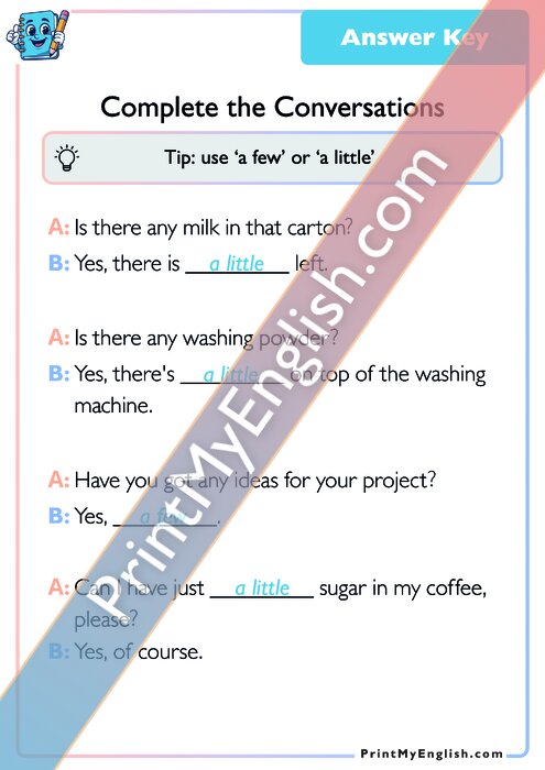 Answer key