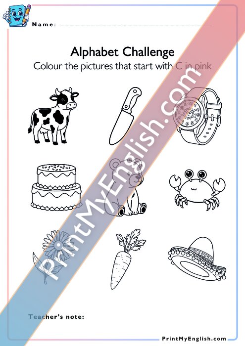 Alphabet Challenge - Cc