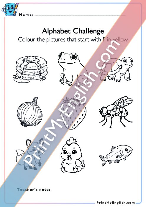 Alphabet Challenge - Ff