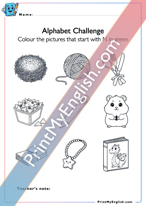 Alphabet Challenge - Nn