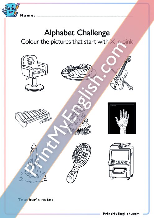 Alphabet Challenge - Xx