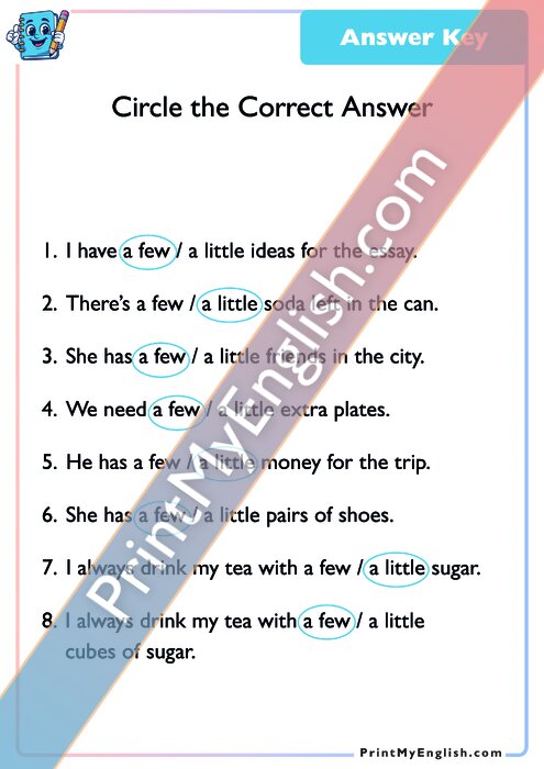 Answer key