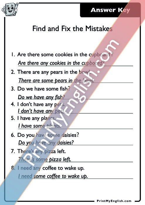 Answer key